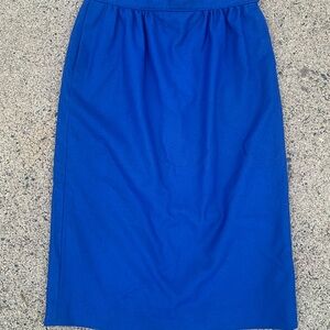 Pendleton Vibrant Blue Pencil Skirt